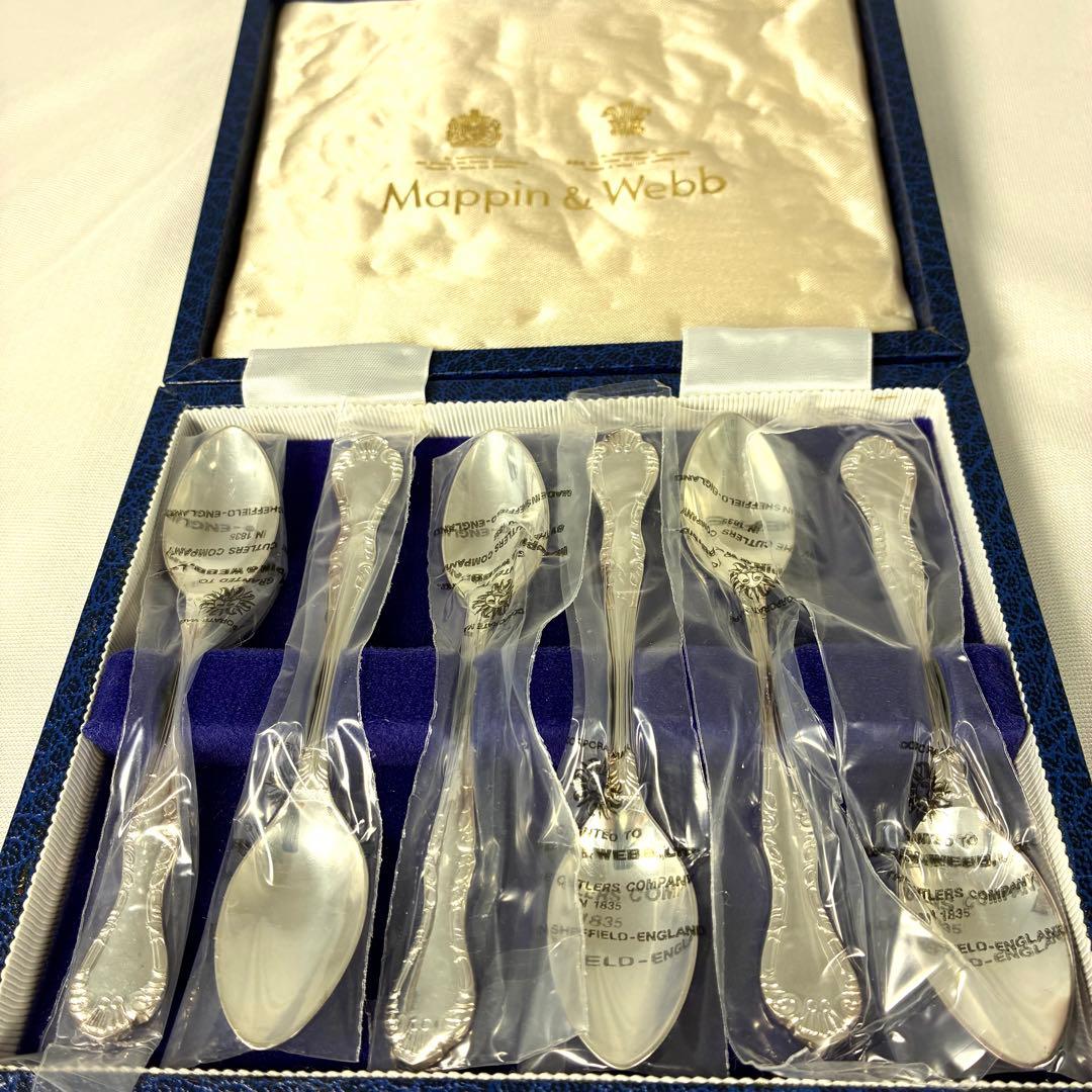 未使用✨Mappin & Webb カトラリーセット 6本入り シルバープレート