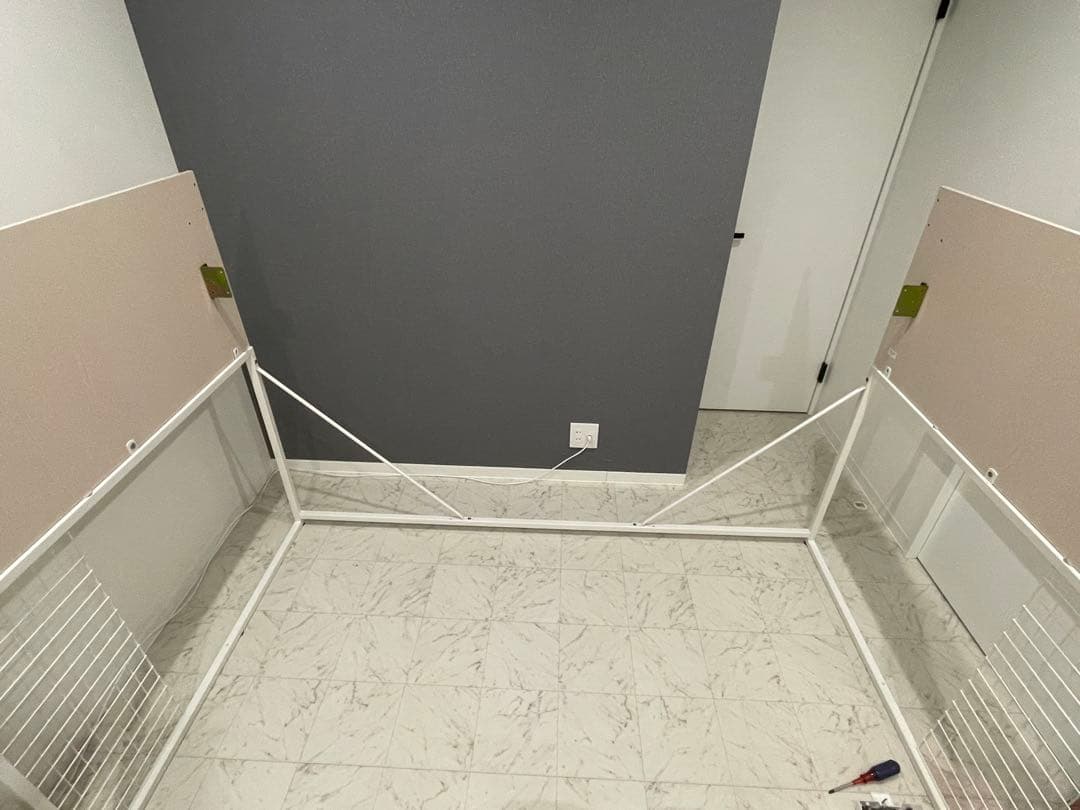 システムベッドデスク ホワイト