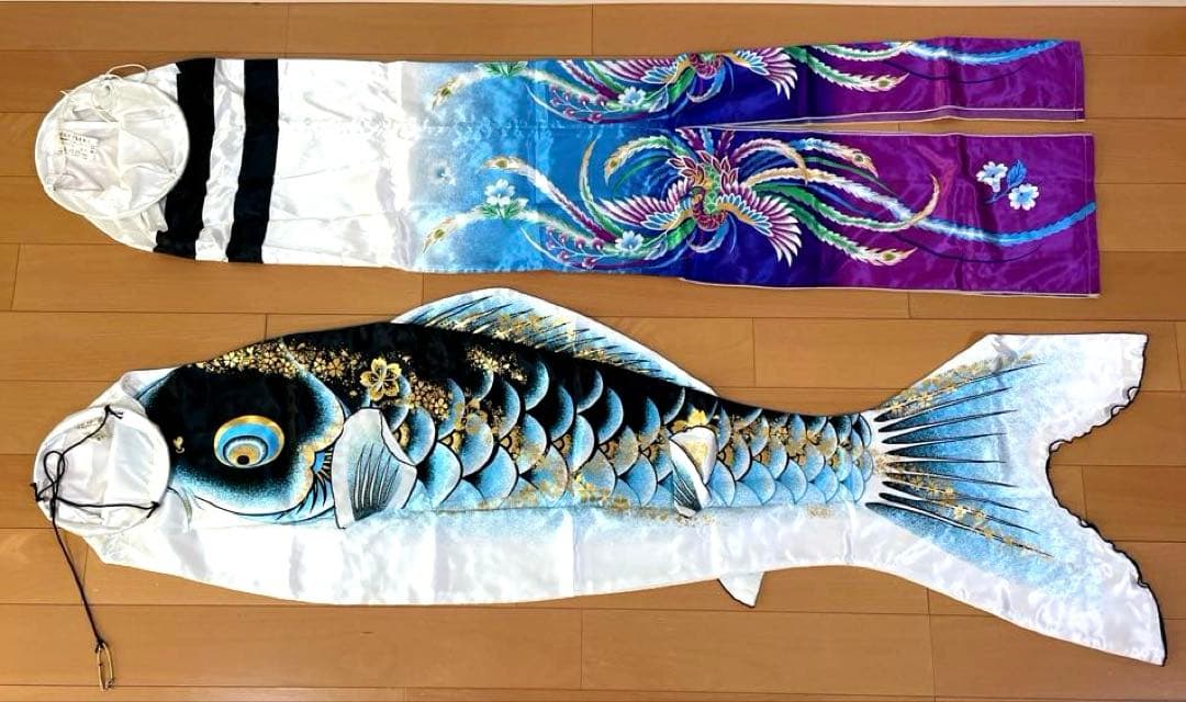 高級鯉のぼりセット スタンド付(中古/美品)