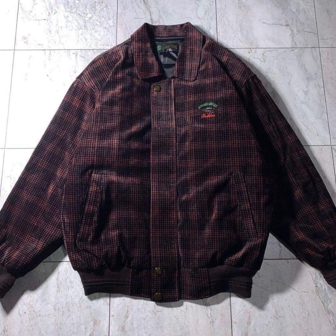 h*5様 【vintage】ベロア スウィングトップ 00s 90s ヴィンテー