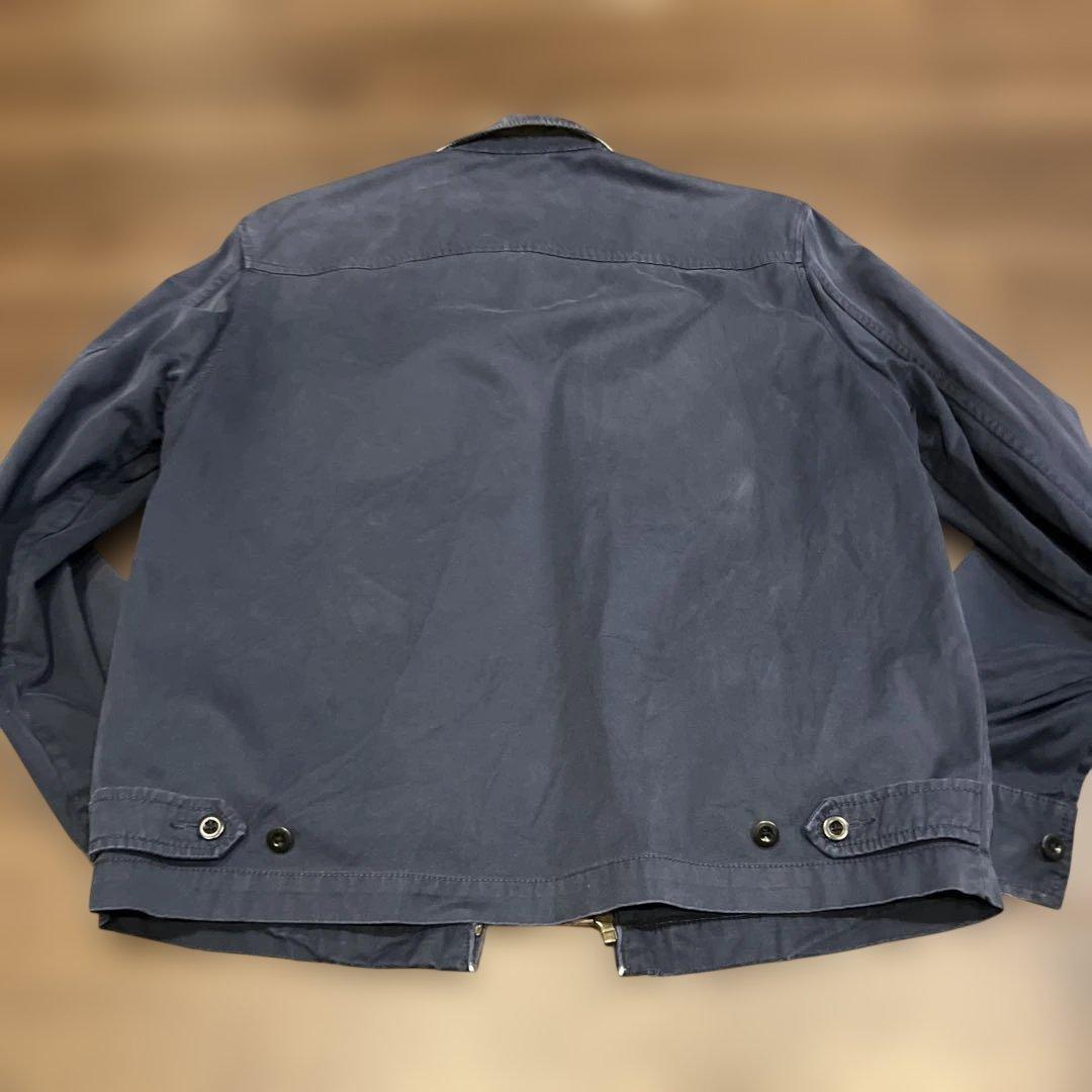 ポロ ラルフローレン ネイビー　スイングトップ　ペンキ有