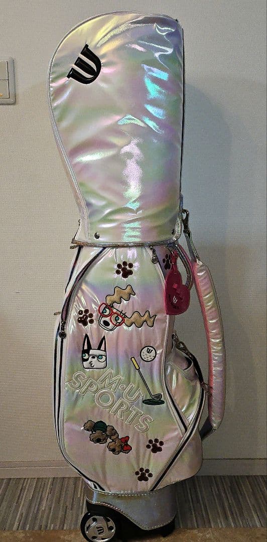 新品 未使用品 MUスポーツ キャディバッグ ローリングソール オーロラ