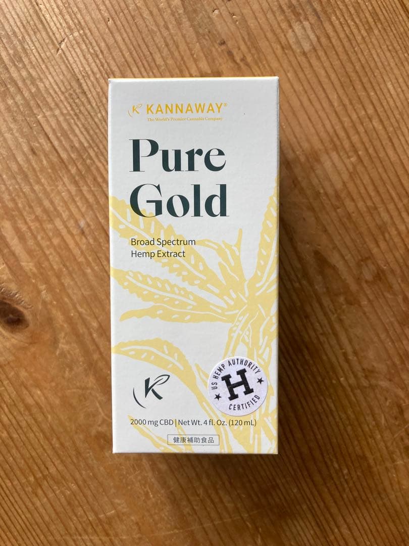 KANNAWAY Pure Gold 2000mg 高品質CBD 120mL