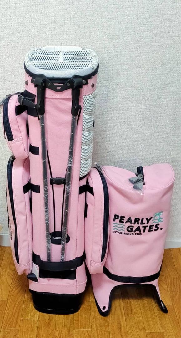 新品 パーリーゲイツ ゴルフ 取り外し型 キャディバッグ 日本正規品 ピンク