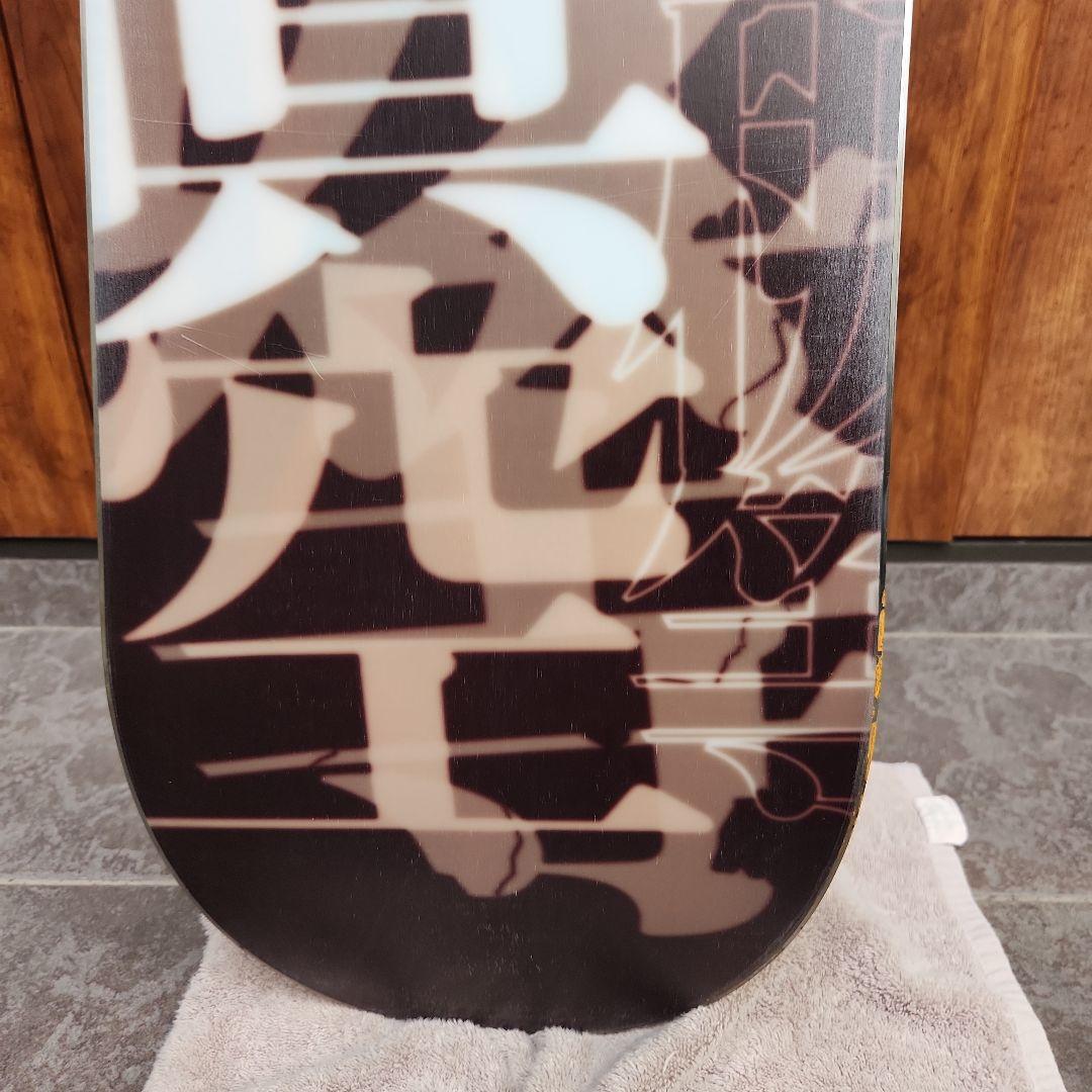 眞空雪板等THE SAMURAI Kuro152スノーボード侍ブラック黒ケース付