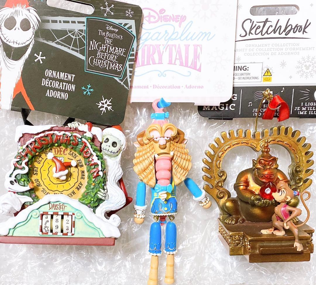 ディズニー　ナイトメア　アブー　野獣　オーナメント　3点セット