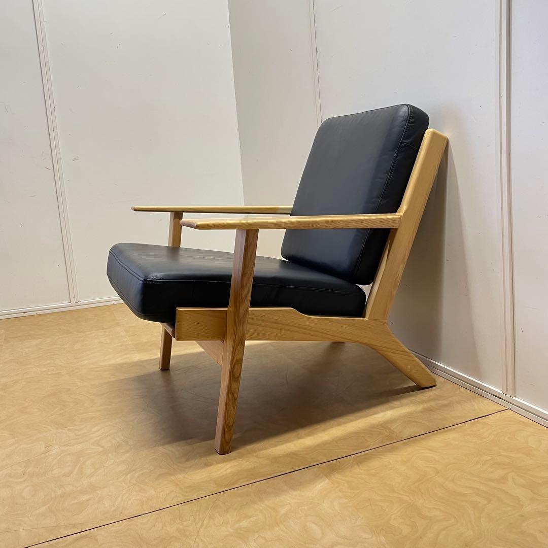 ウェグナー GE290② リプロダクト 革 レザー ソファ チェア 椅子 1人掛