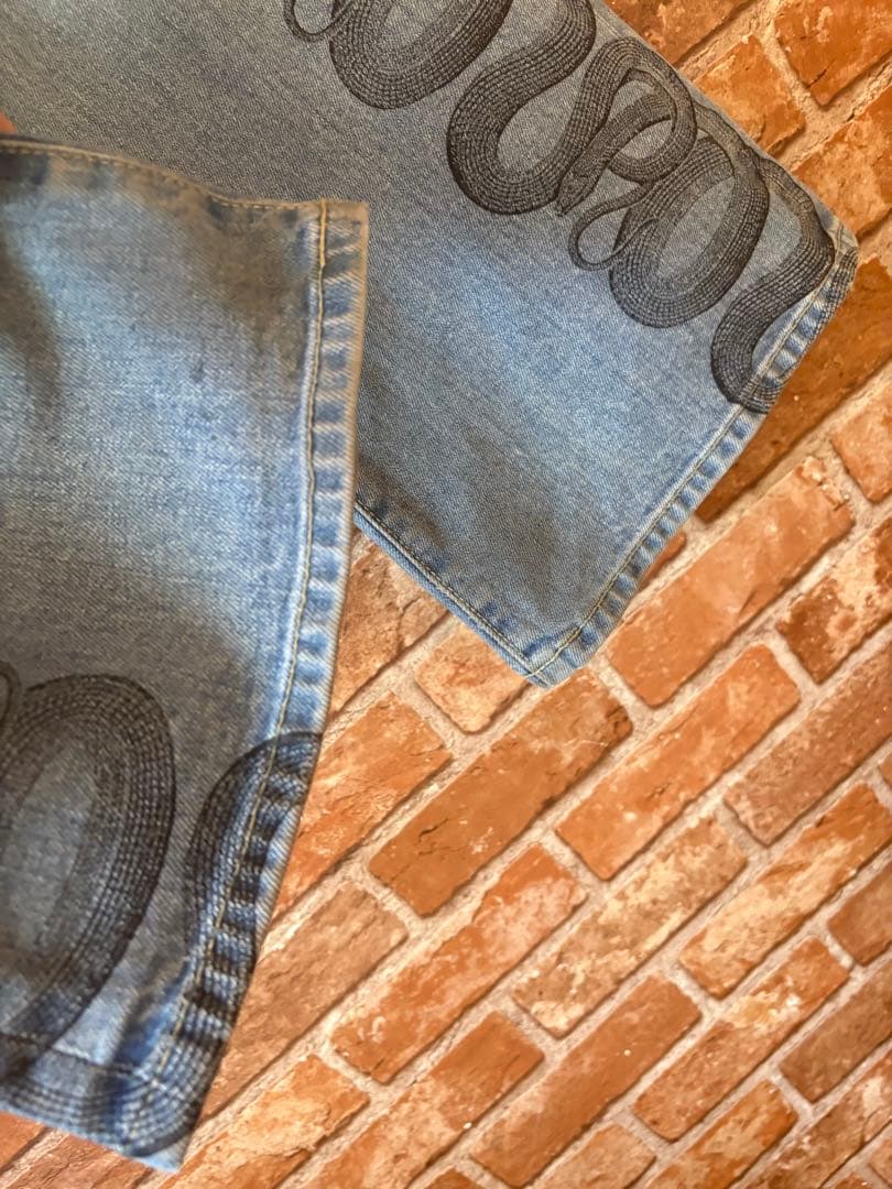 ヒステリックグラマースネークウミヘビデニムL