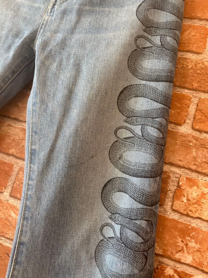 ヒステリックグラマースネークウミヘビデニムL