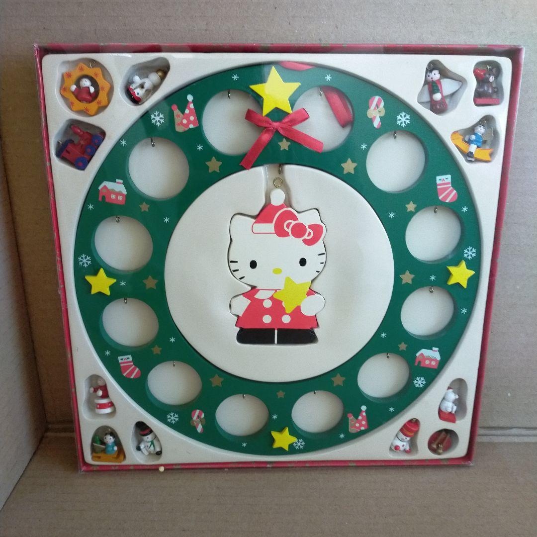 未使用 キティ ウッド クリスマス リース 専用箱付き