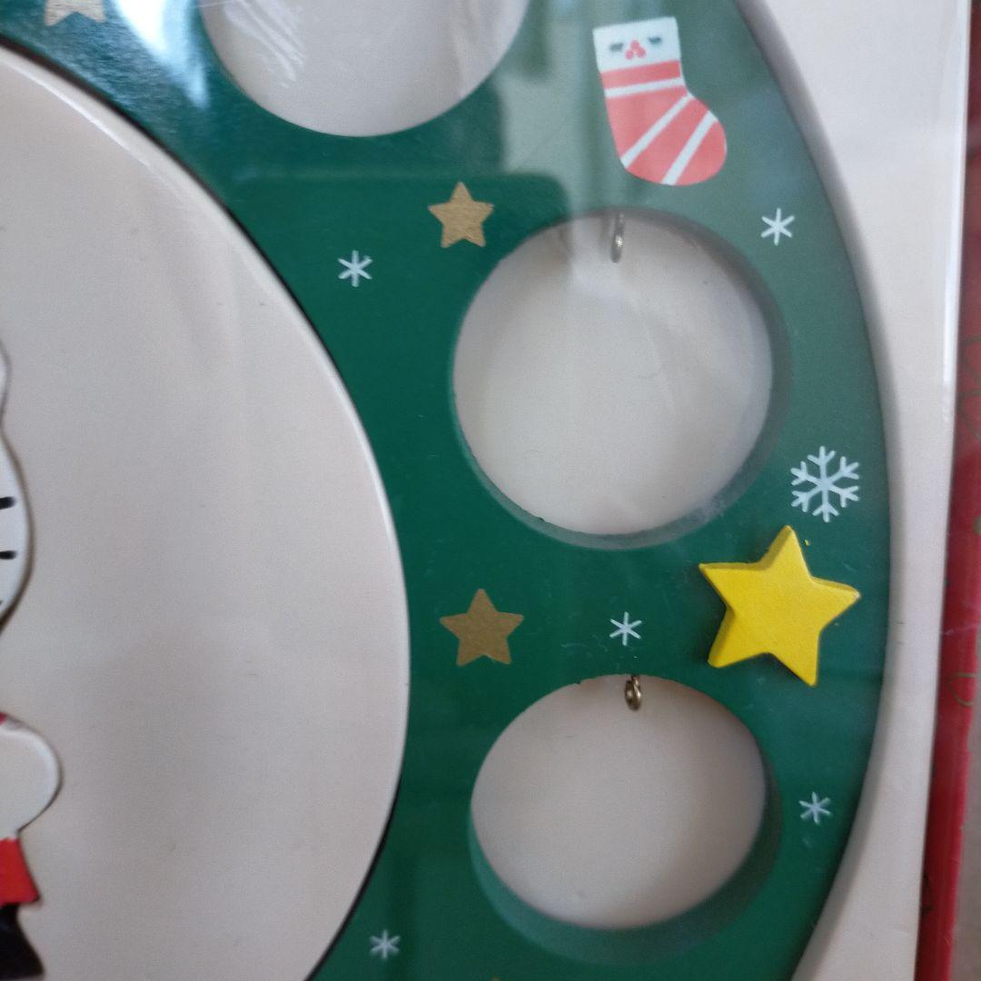 未使用 キティ ウッド クリスマス リース 専用箱付き