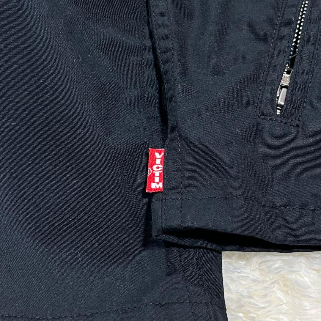 希少 SCHOTT × VICTIM ライダース コットン ブラック M 38