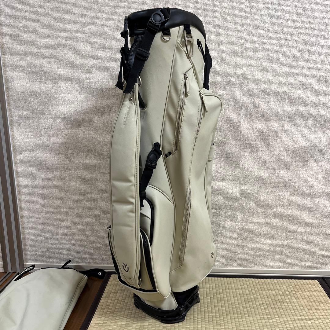 Vessel ゴルフバッグ キャディバッグ　ホワイト