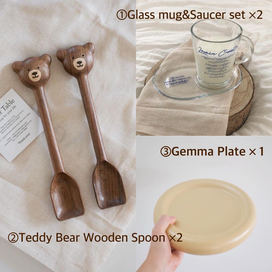 韓国食器5点セット bracket table