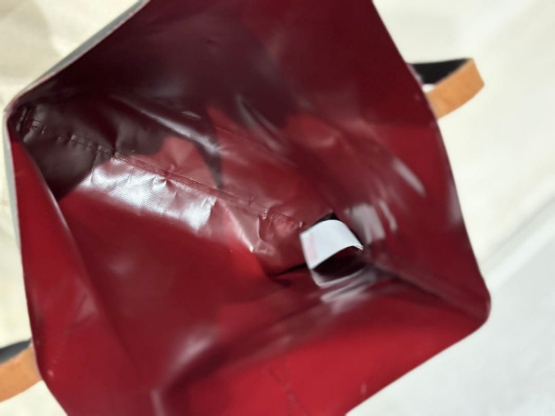 MARNI 超美品 トライベッカ 迷彩のようなフラワープリント トートバッグ