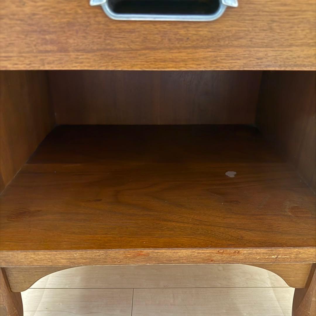 ドレクセル ヘリテイジ リシェル シンガー ナイトテーブル 米軍家具