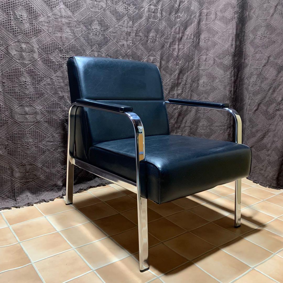 【美品】イージーチェア アームチェア ミッドセンチュリー インダストリアル