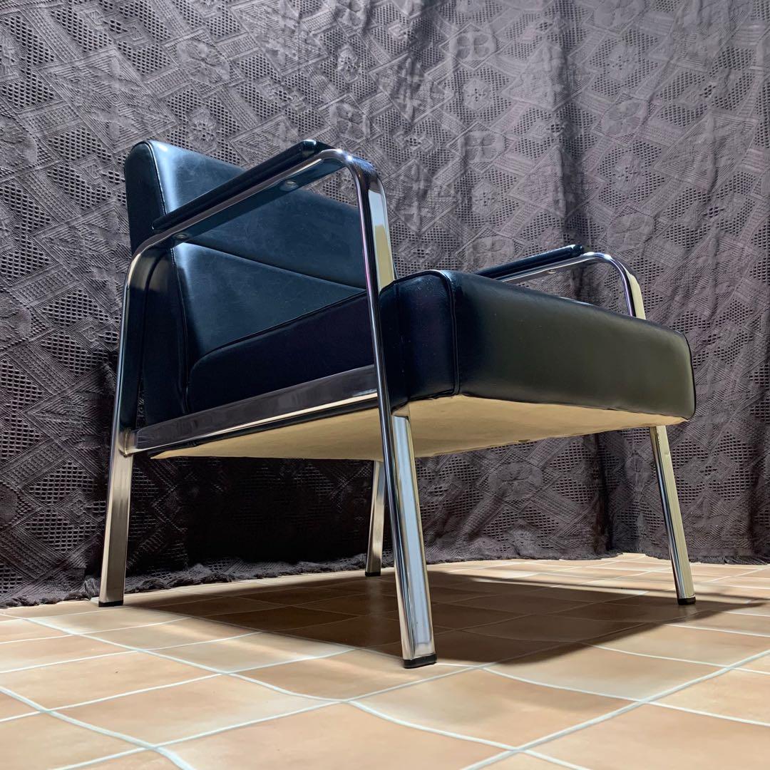 【美品】イージーチェア アームチェア ミッドセンチュリー インダストリアル