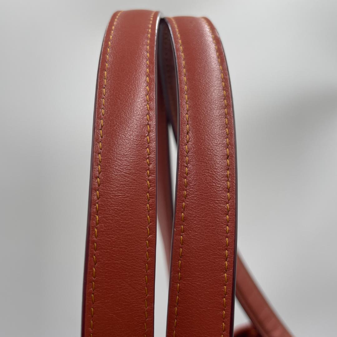 良品 COACH トートバッグ キャンバス ブラウン シグネチャー A4可