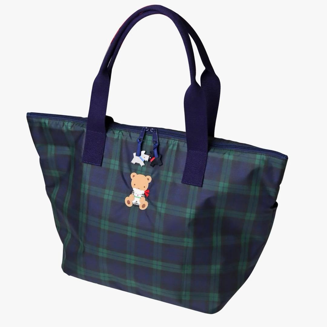 現行品　美品　ファミリア　マザーズバッグ　ブラックウォッチ　2025