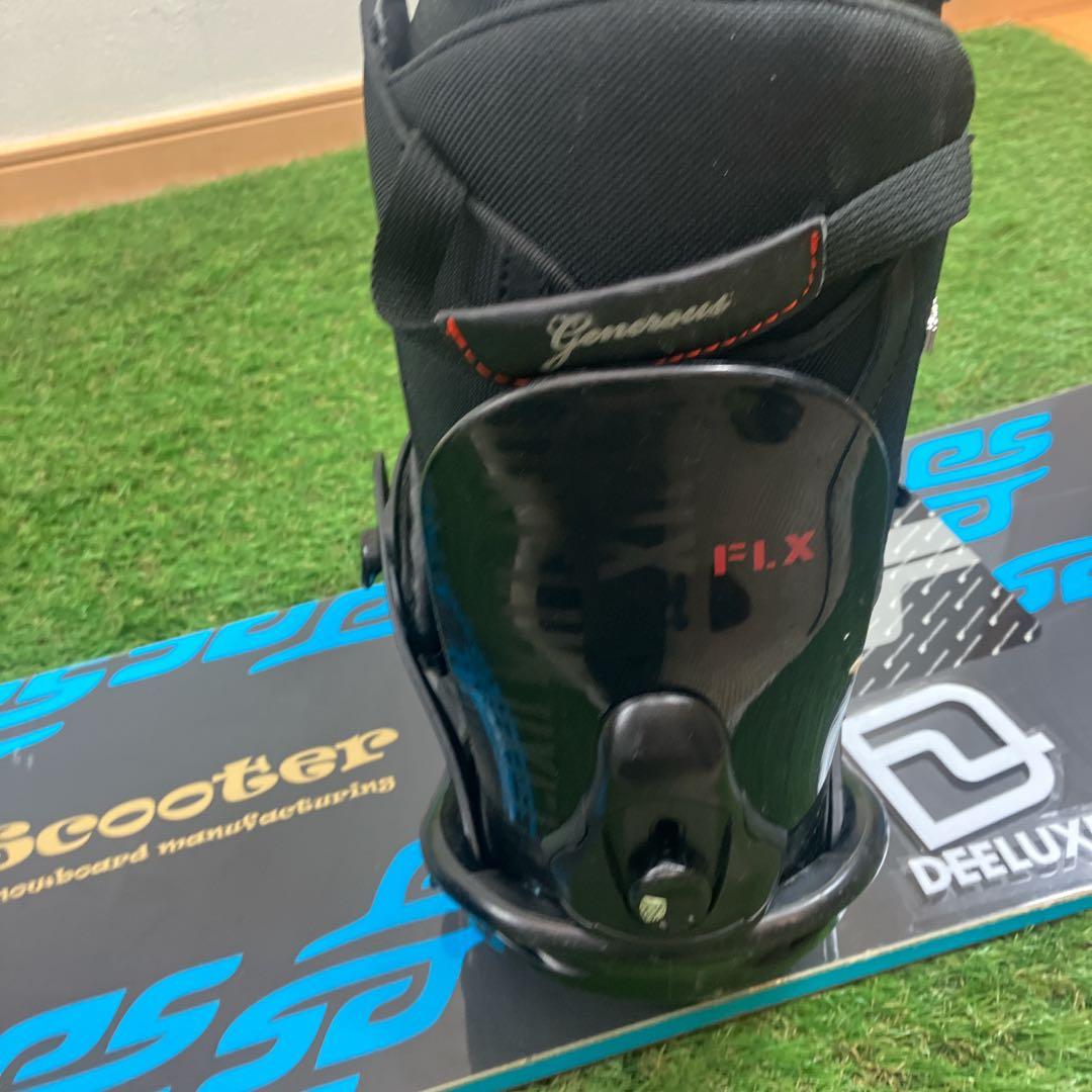 SCOOTER×FLUX　良質国産　スノーボードセットOGASAKA製　ブーツ付