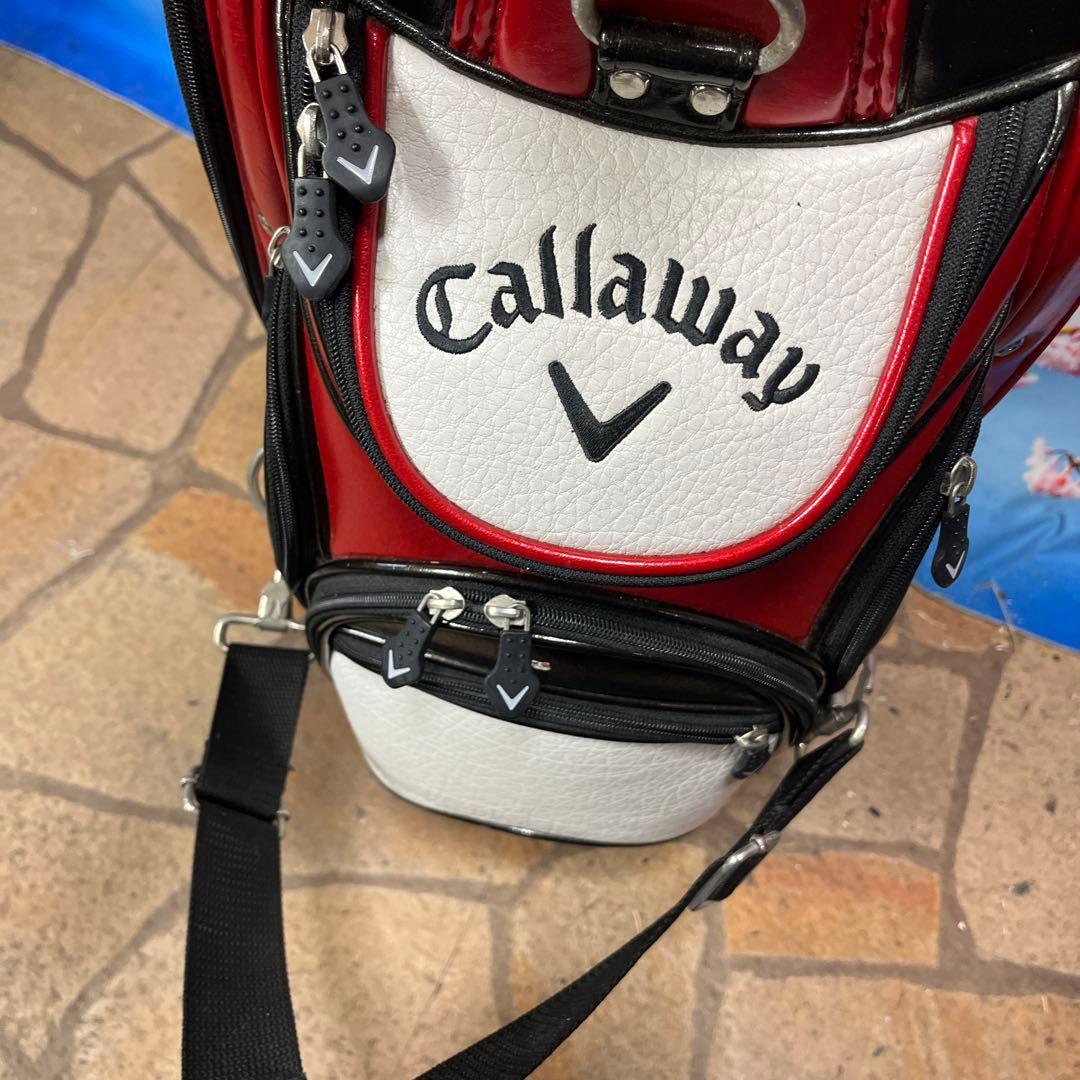 寶BT-1055 Callaway 3点式 キャディバッグ 赤黒