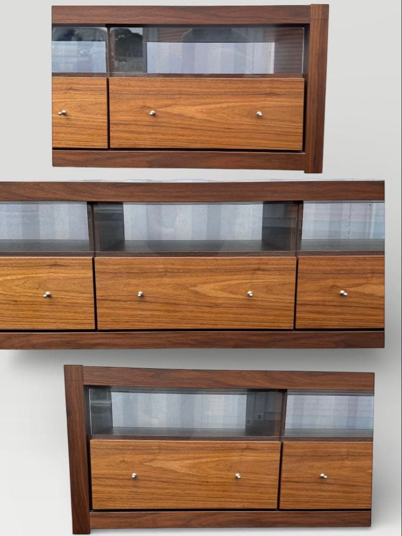 大川家具 広松木工 ベロイデア テレビ台 TVボード ウォールナット 北欧