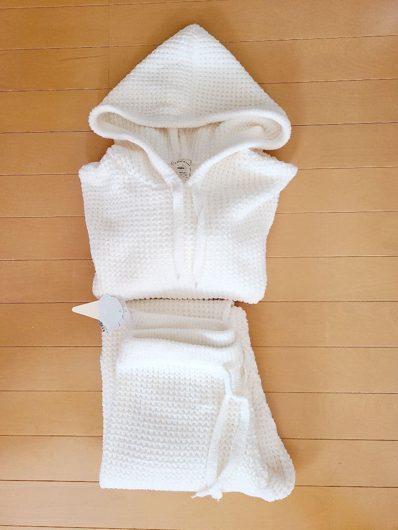 新品ジェラート ピケ　ワッフルニットプルオーバー＆ロングパンツ 上下Set