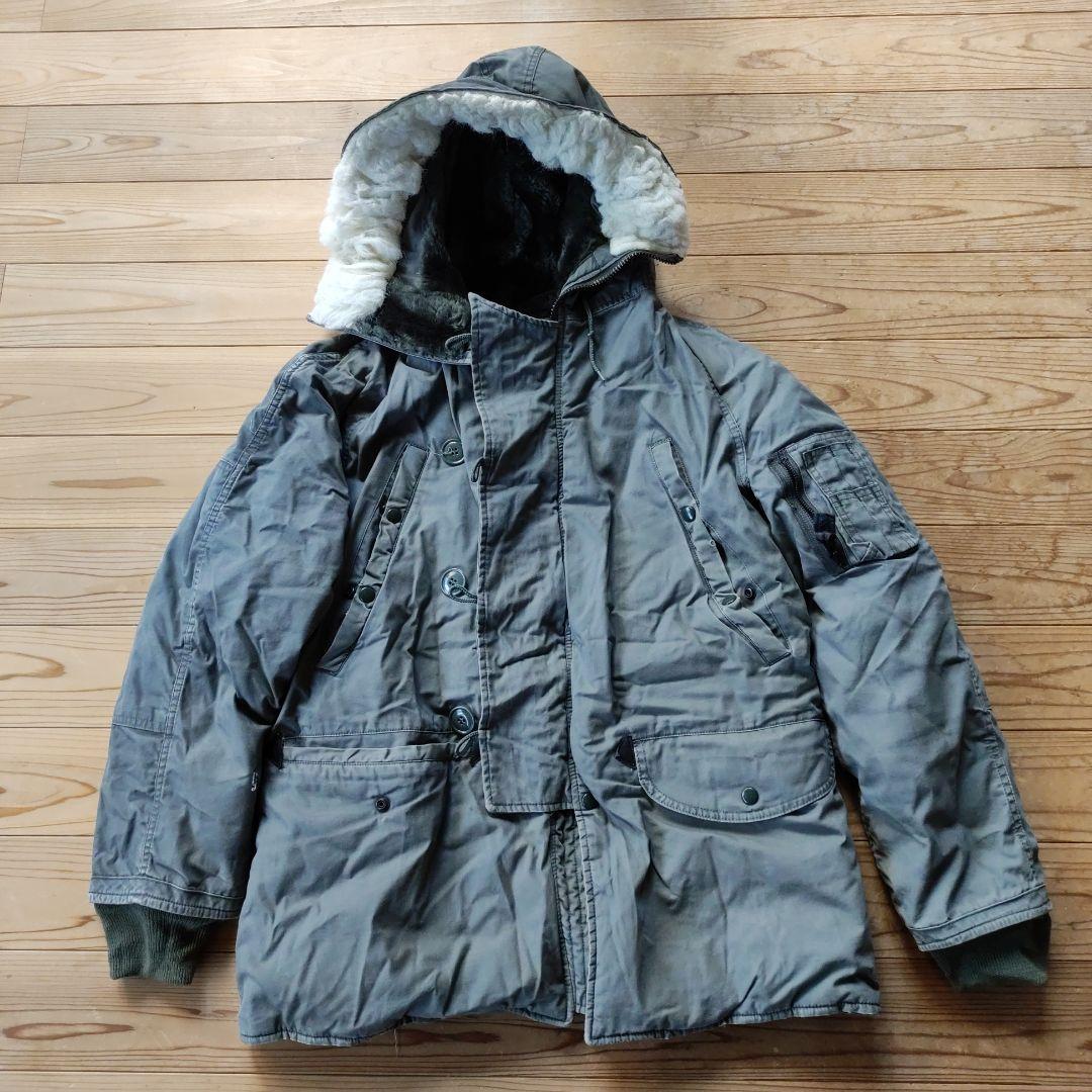 米軍放出 実物 N-3B S パーカー ミリタリージャケット N3B フライト