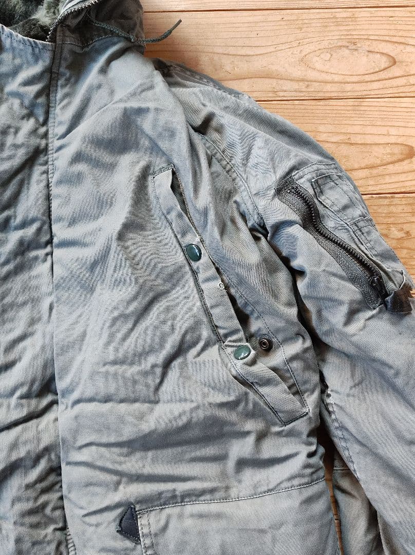 米軍放出 実物 N-3B S パーカー ミリタリージャケット N3B フライト