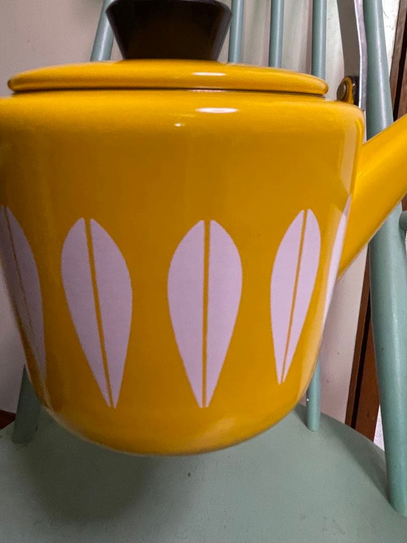 やかん　ケトル　キャサリンホルム　ヴィンテージ　イエロー　黄色　状態良好