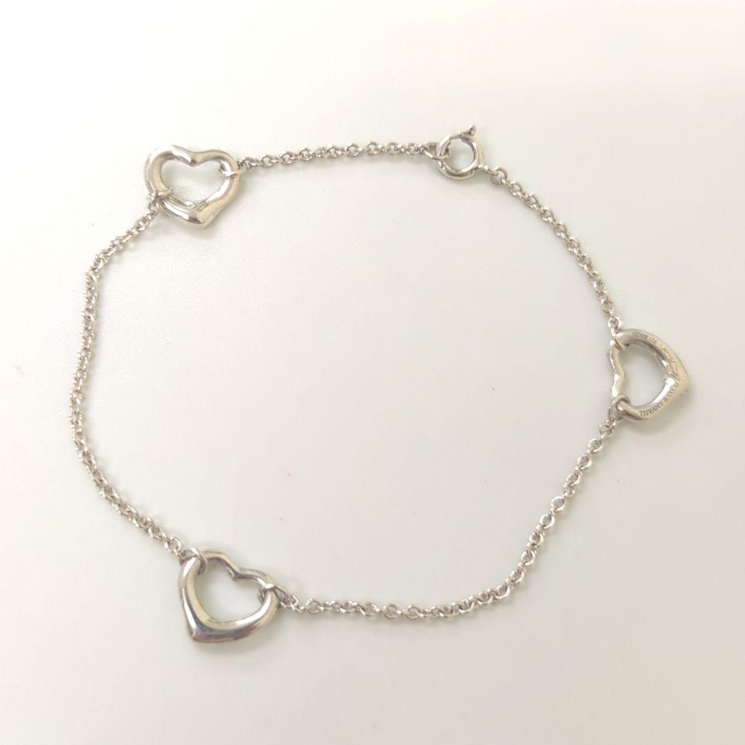 TIFFANY ティファニー トリプルハート　ブレスレット シルバー 925