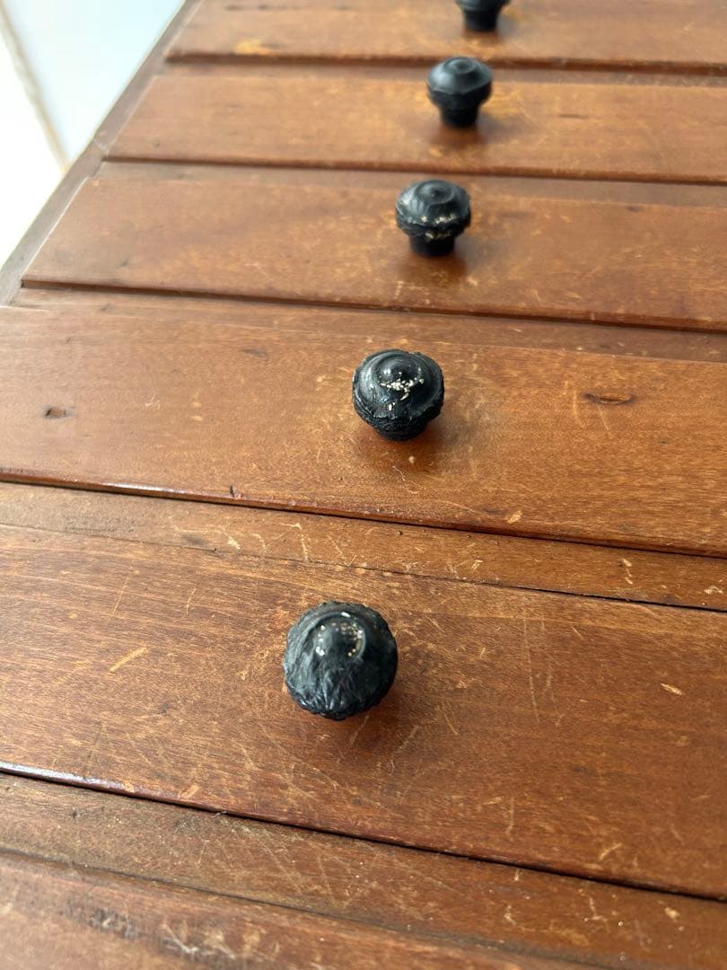 古道具　5杯抽斗　小引き出し　ヴィンテージ　アンティーク　ドロアー　昭和レトロ