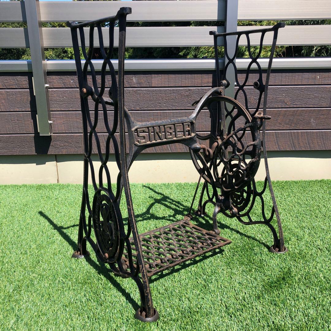 希少 網目脚 SINGER シンガー 足踏み ミシン