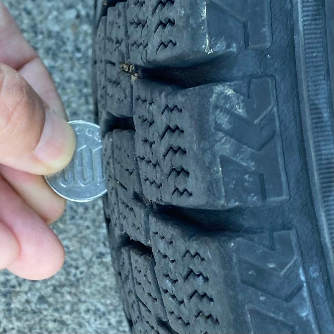 ダンロップ　WM02 165/70R14 2019年製 スタッドレスアルミセット