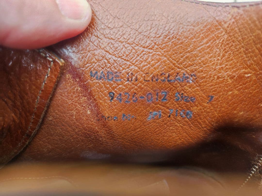 john moore ダークブラウン コンバットブーツ ハイカット