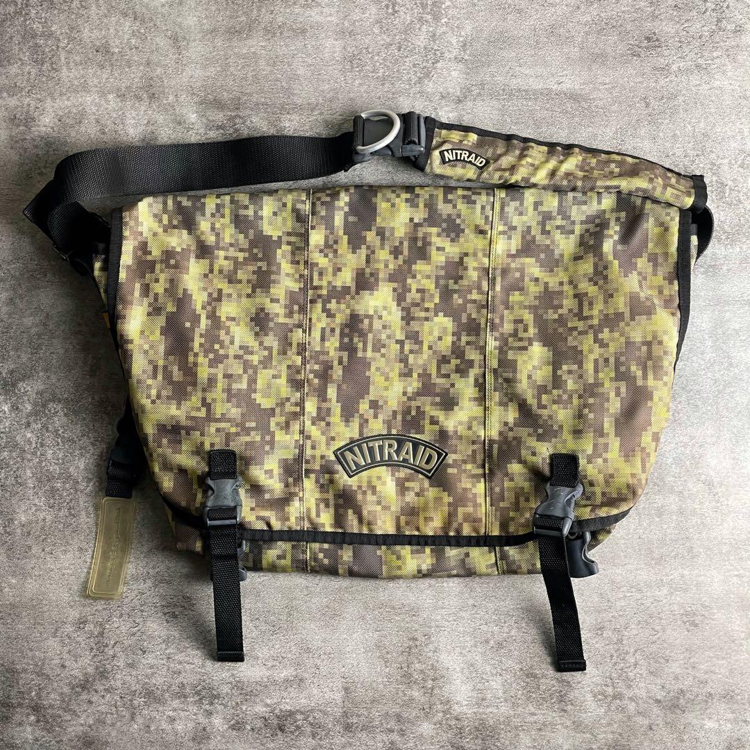 NITRAID リアルウィード モザイク メッセンジャーバッグ realweed