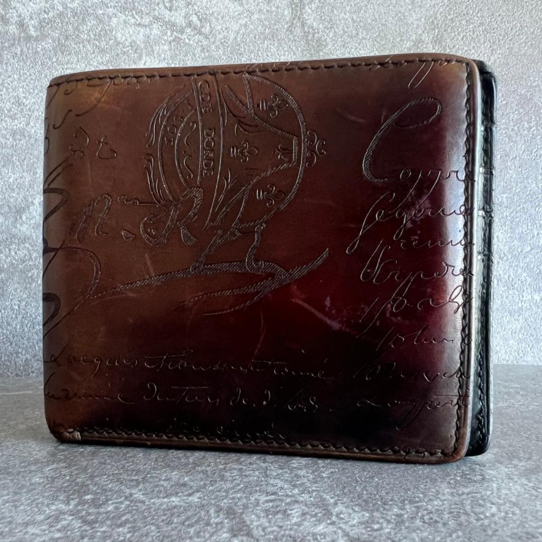 ⭐️Berluti⭐️ベルルッティ マコレ スクリット 二つ折り財布 ヴェネチア