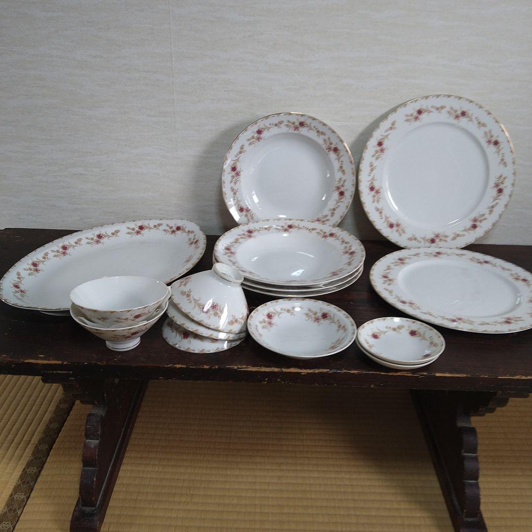 貴重！三越　MITSUKOSI MEITO 名陶硬質陶器 洋和食器セット