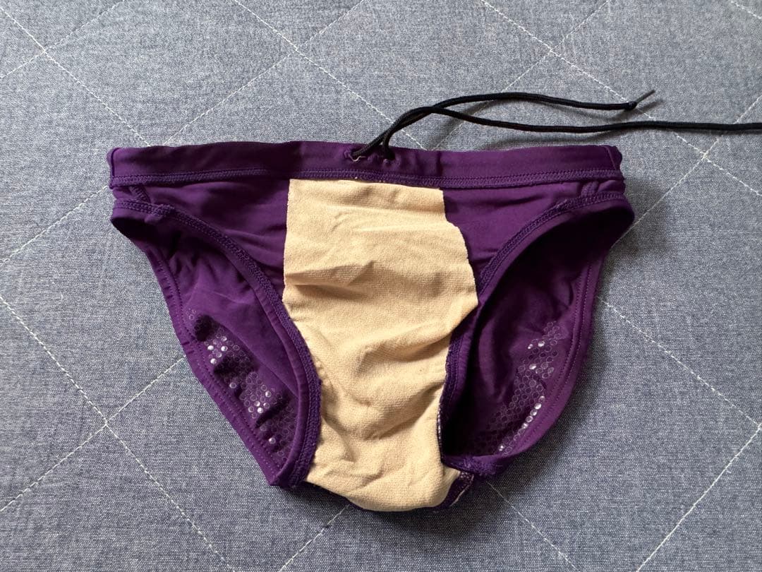 希少アシックス S AMA642 P2 D-STICKER パープル