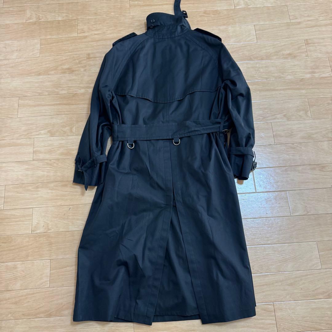 バーバリーロンドン ダブル ライナー付 トレンチコート L相当 ブラック
