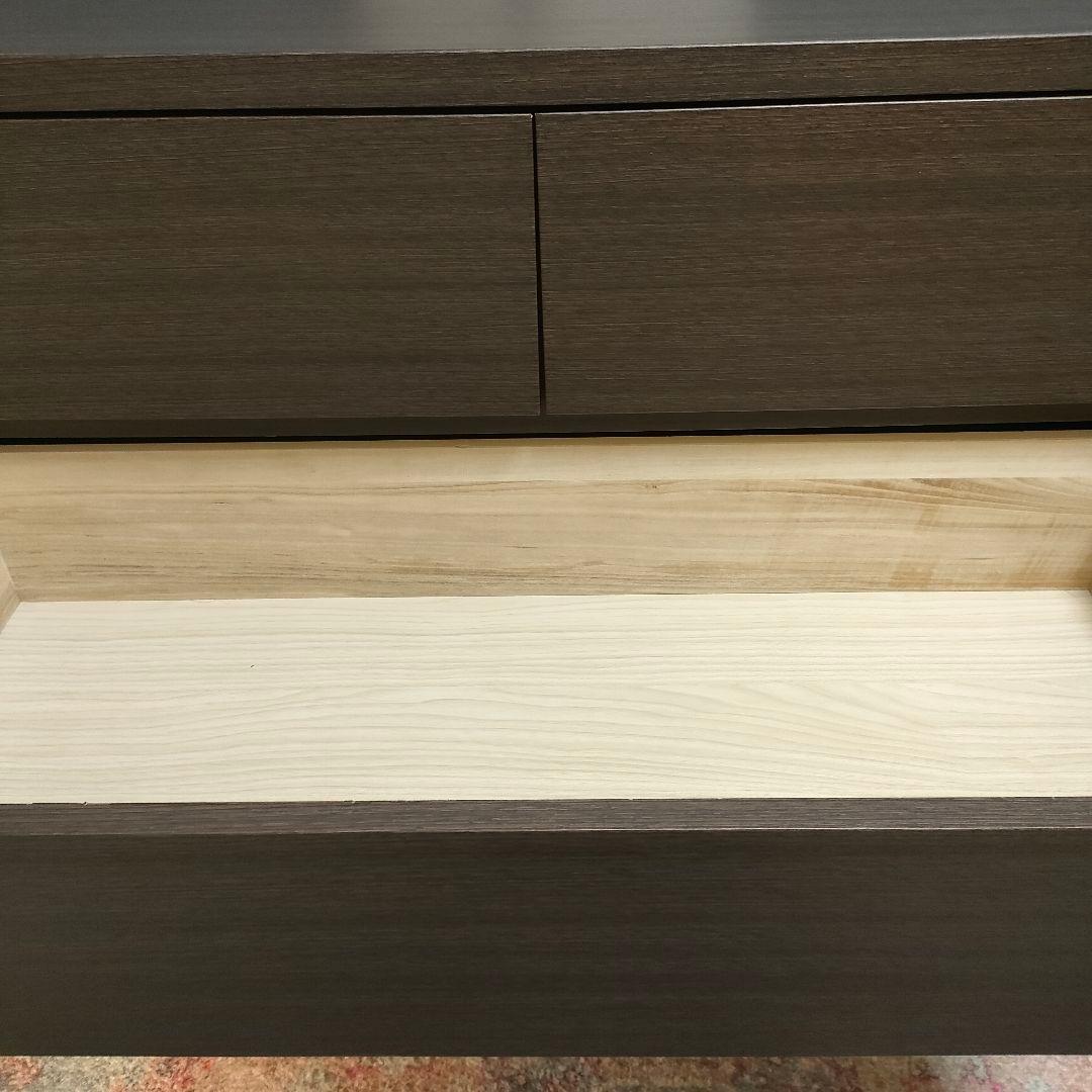 【廃盤モデル】ニトリ ミドルチェスト キューブ100-4 DBR ダークブラウン