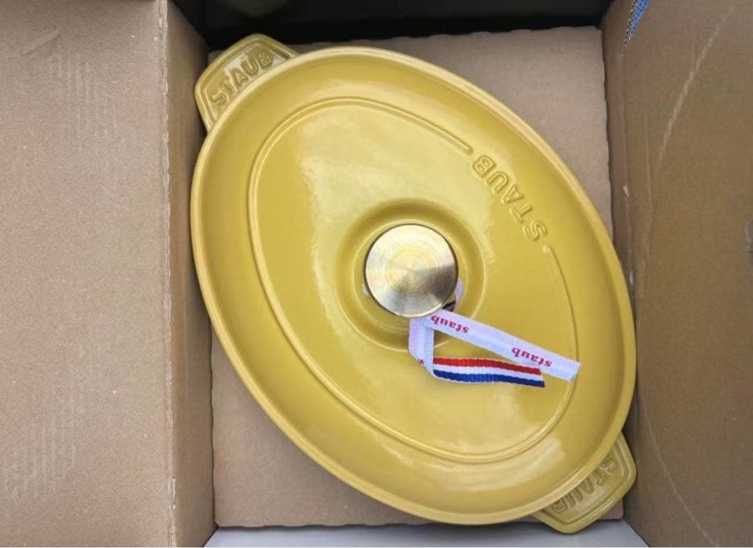 ストウブ 鍋 23cm シトロン オーバル ホットプレート 限定品 オーブン