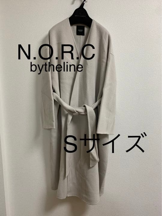 3040 N.O.R.Cbytheline ウールコート　ホワイト　S