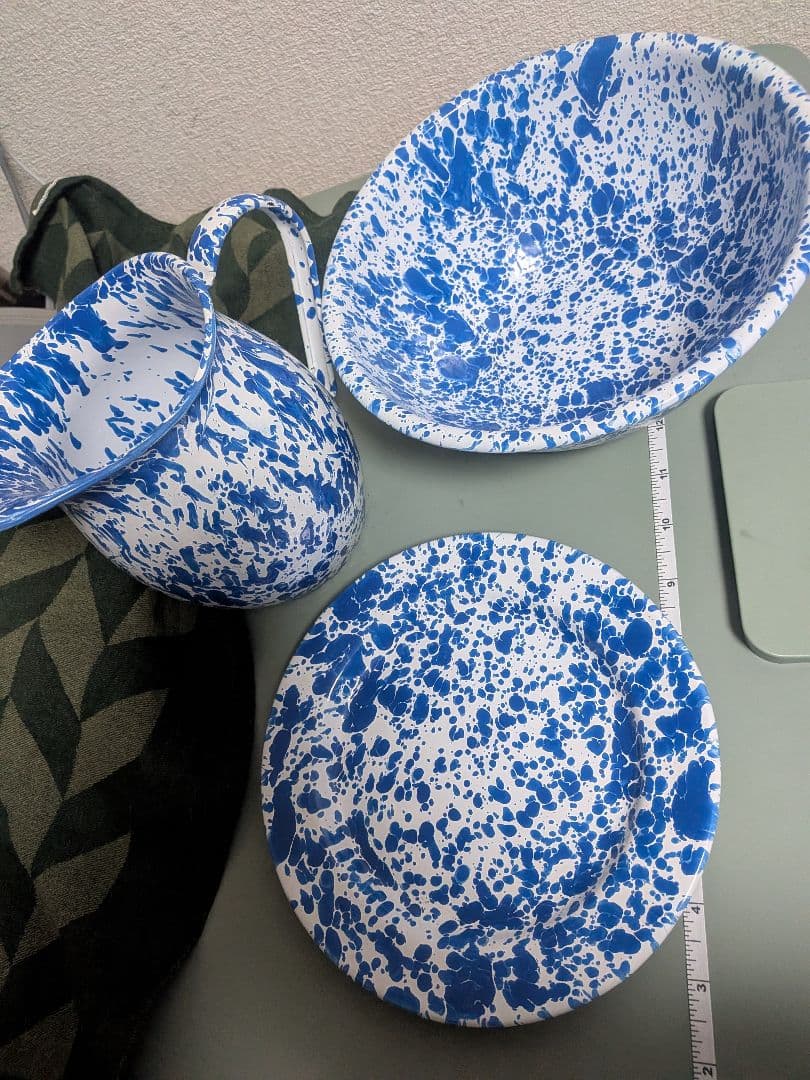 クロウキャニオン　スプラッター模様 食器セット