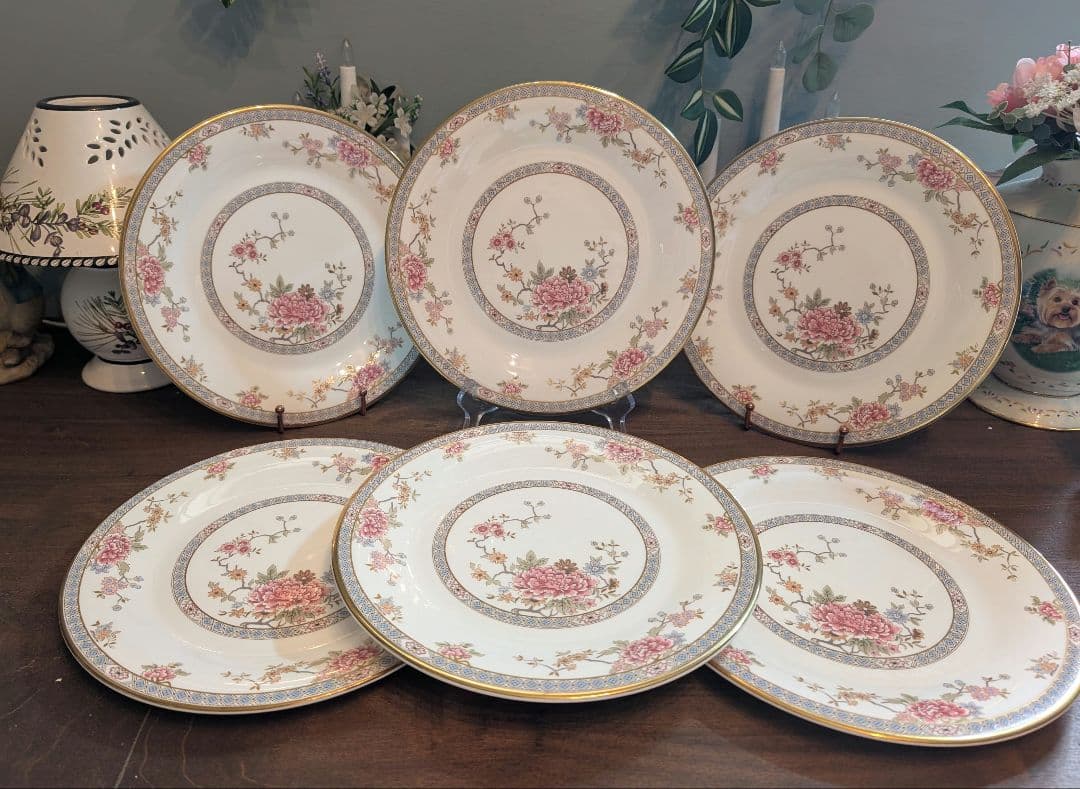 ロイヤルドルトン　カントン　ディナープレート27㎝プレート♡6枚