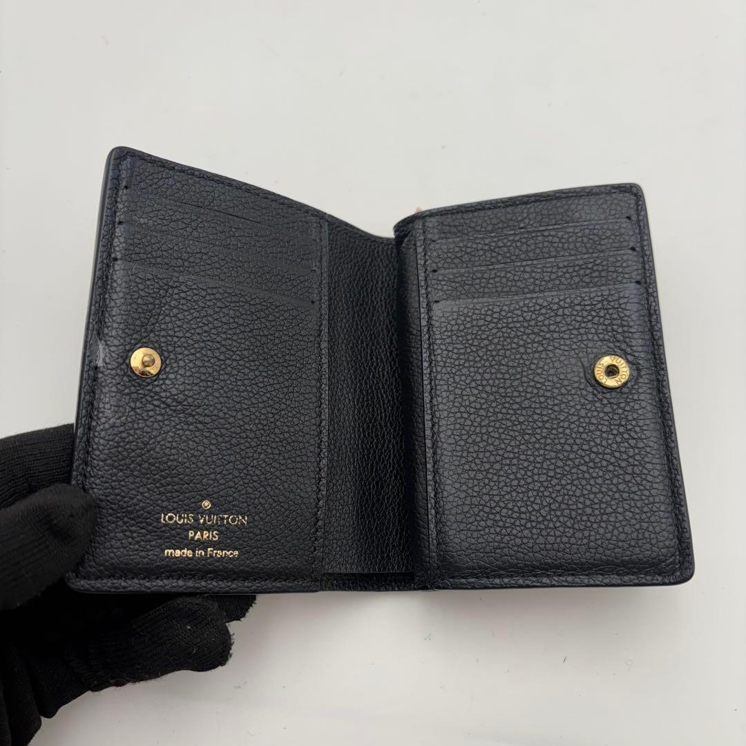 美品 希少 ルイヴィトン アンプラント ブロデリー クレア 二つ折り財布