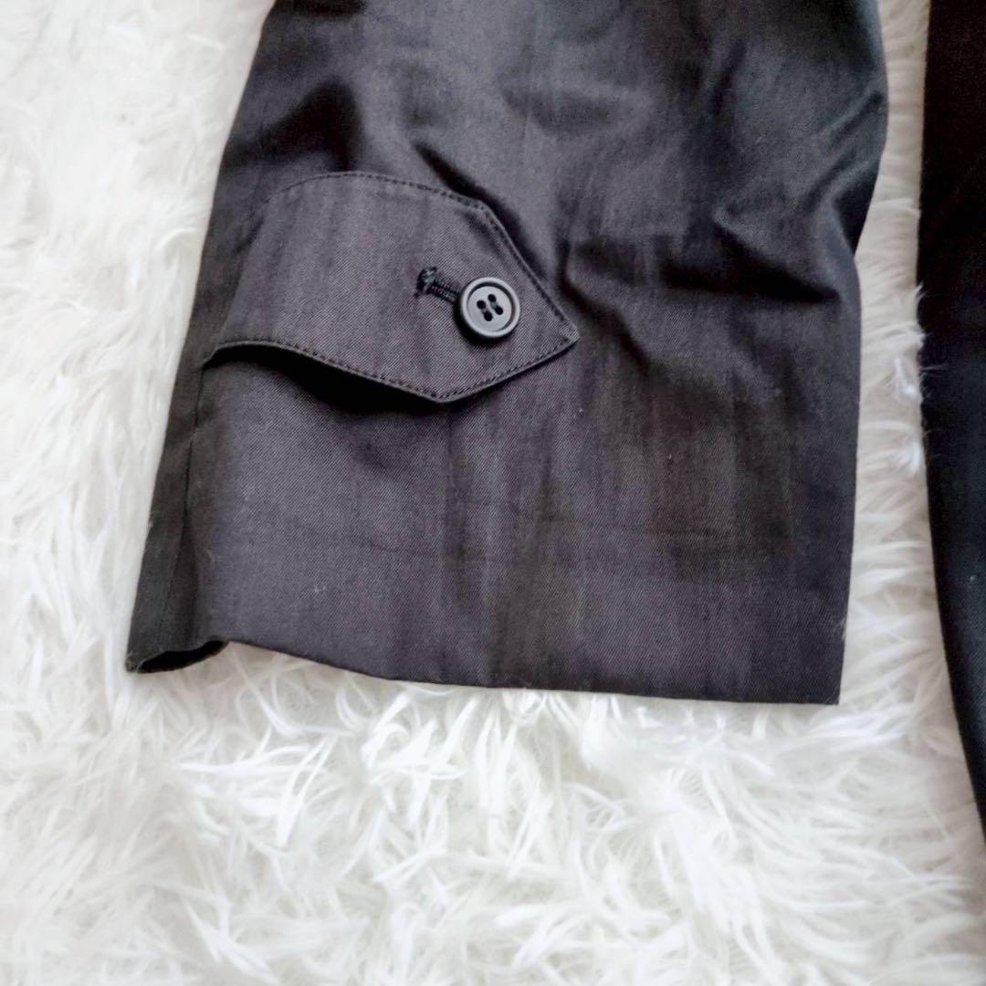 バーバリーズ トレンチコート ノバチェック マキシ丈 ベルト付 黒