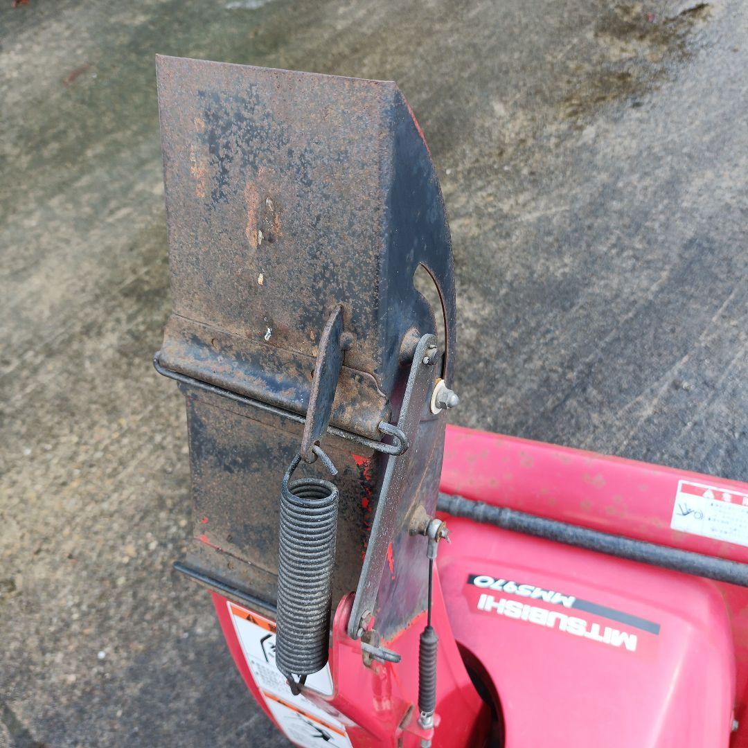 三菱MMS970 除雪機　ホンダHS970のOEM？ジャンク扱い