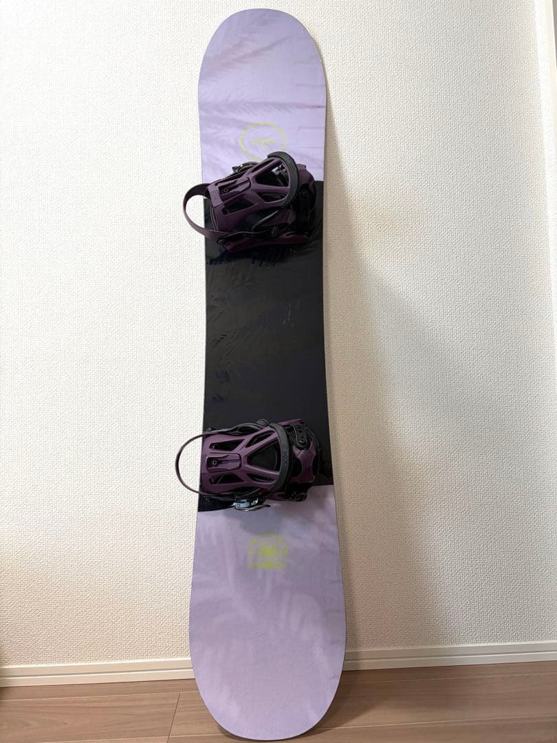 【Ｋ】SALOMON LOTUS スノーボード バインディング　パープル